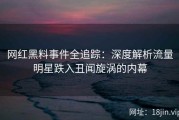网红黑料事件全追踪：深度解析流量明星跌入丑闻旋涡的内幕