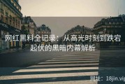 网红黑料全记录：从高光时刻到跌宕起伏的黑暗内幕解析
