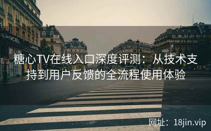 糖心TV在线入口深度评测：从技术支持到用户反馈的全流程使用体验